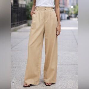 Madewell Petite Harlow Wide-Leg Pant – Size 4P – Desert Dune